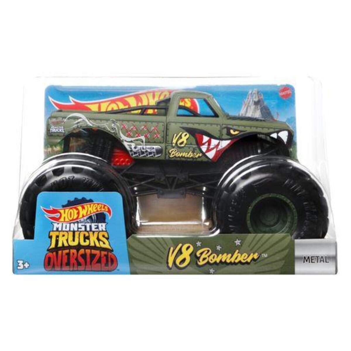 Hot Wheels Monster Trucks Die-Cast 1:24, 1 Stück, sortiert