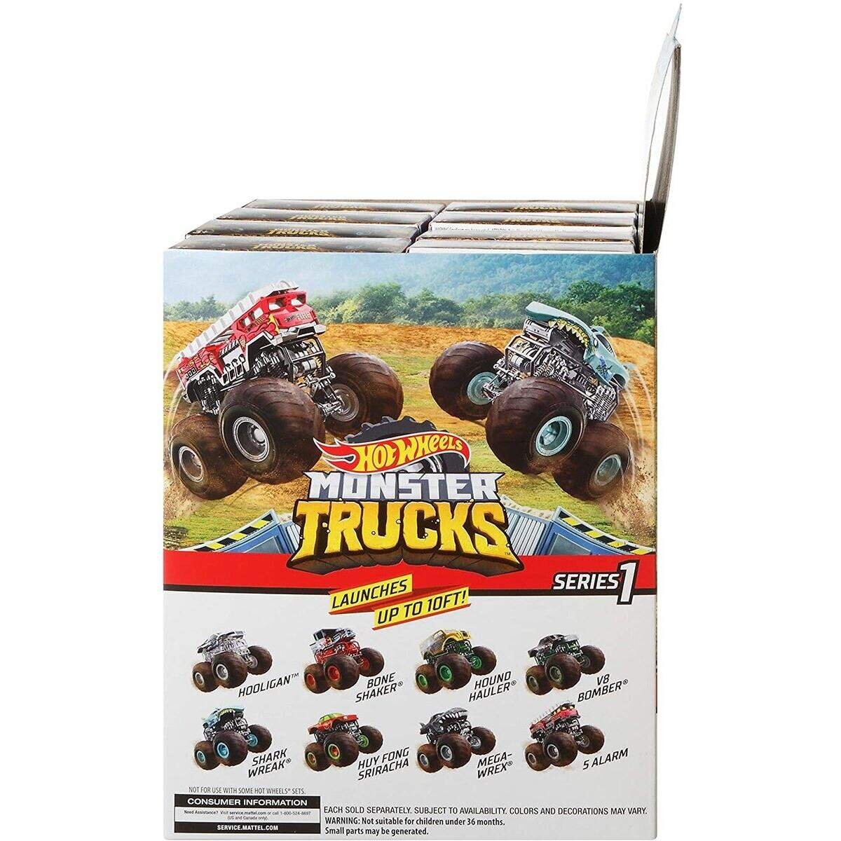 Mattel Hot Wheels Monster Trucks Mini-Trucks Blindpack Sortiment, 1 Stück, sortiert