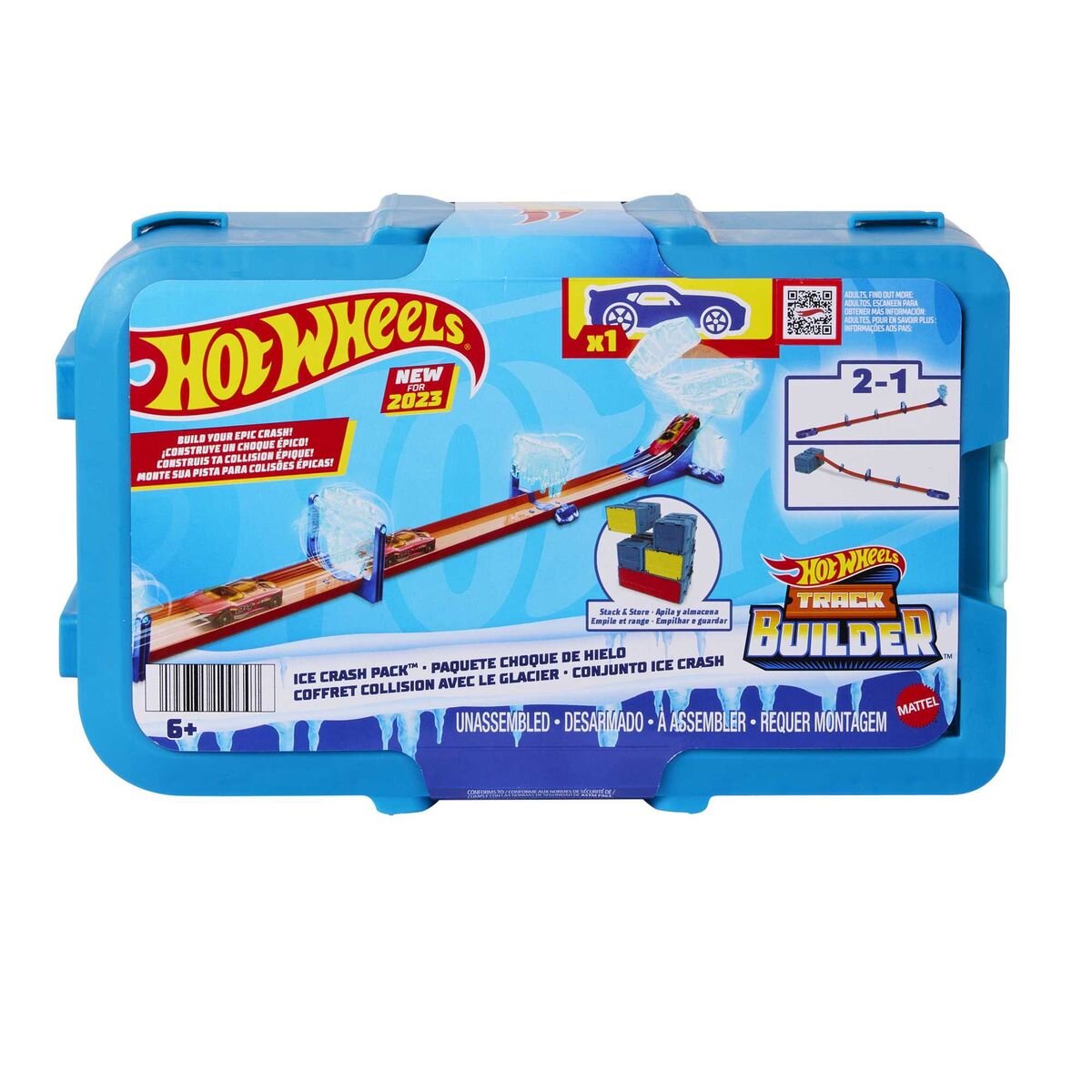 Hot Wheels Track Builder Eis-Crash Set