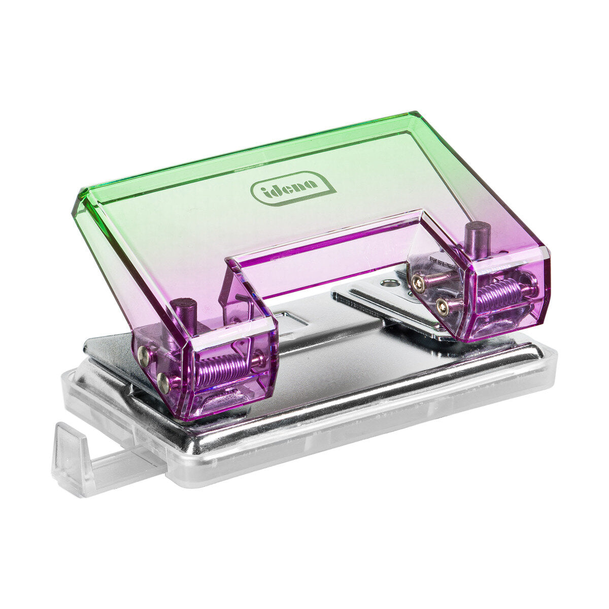 Idena Locher Bicolor bis zu 10 Blätter lila grün 113 x 60 x 52 mm