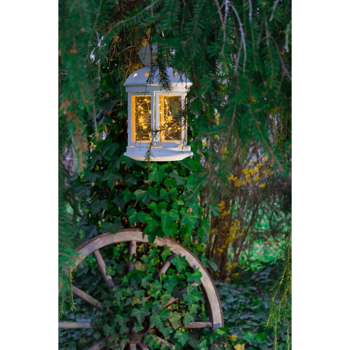 Idena Micro Lichterkette 100 LED WW, Musik, 6h-Timer