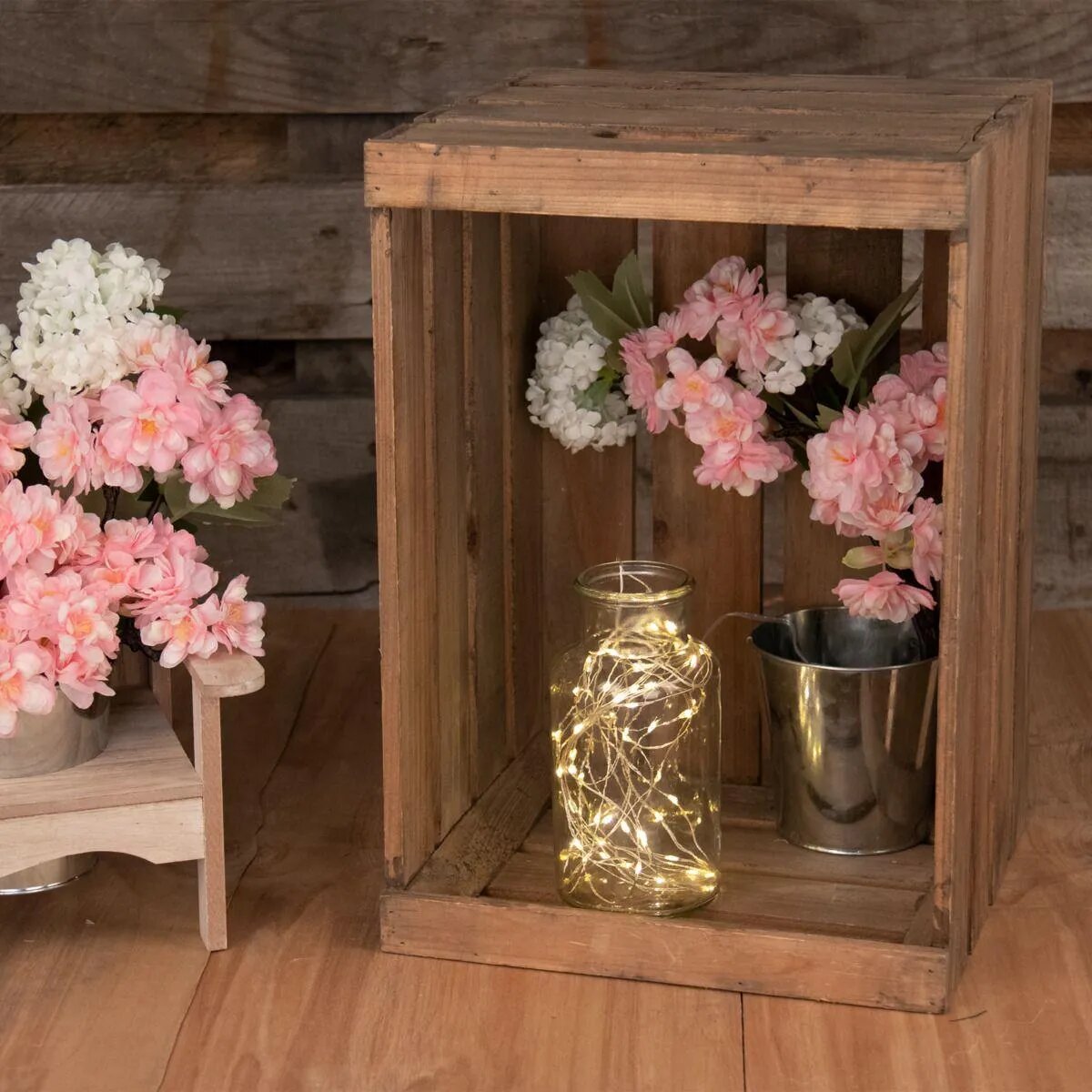 Idena Micro Lichterkette 100 LED WW, Musik, 6h-Timer