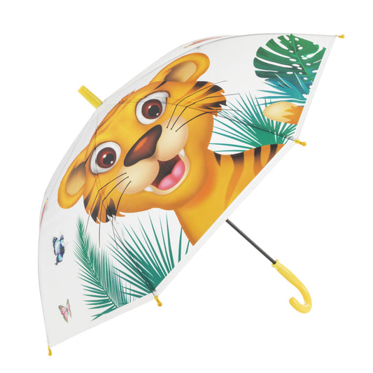 Idena Kinder Regenschirm / Ø83x66cm / "Tiger"
