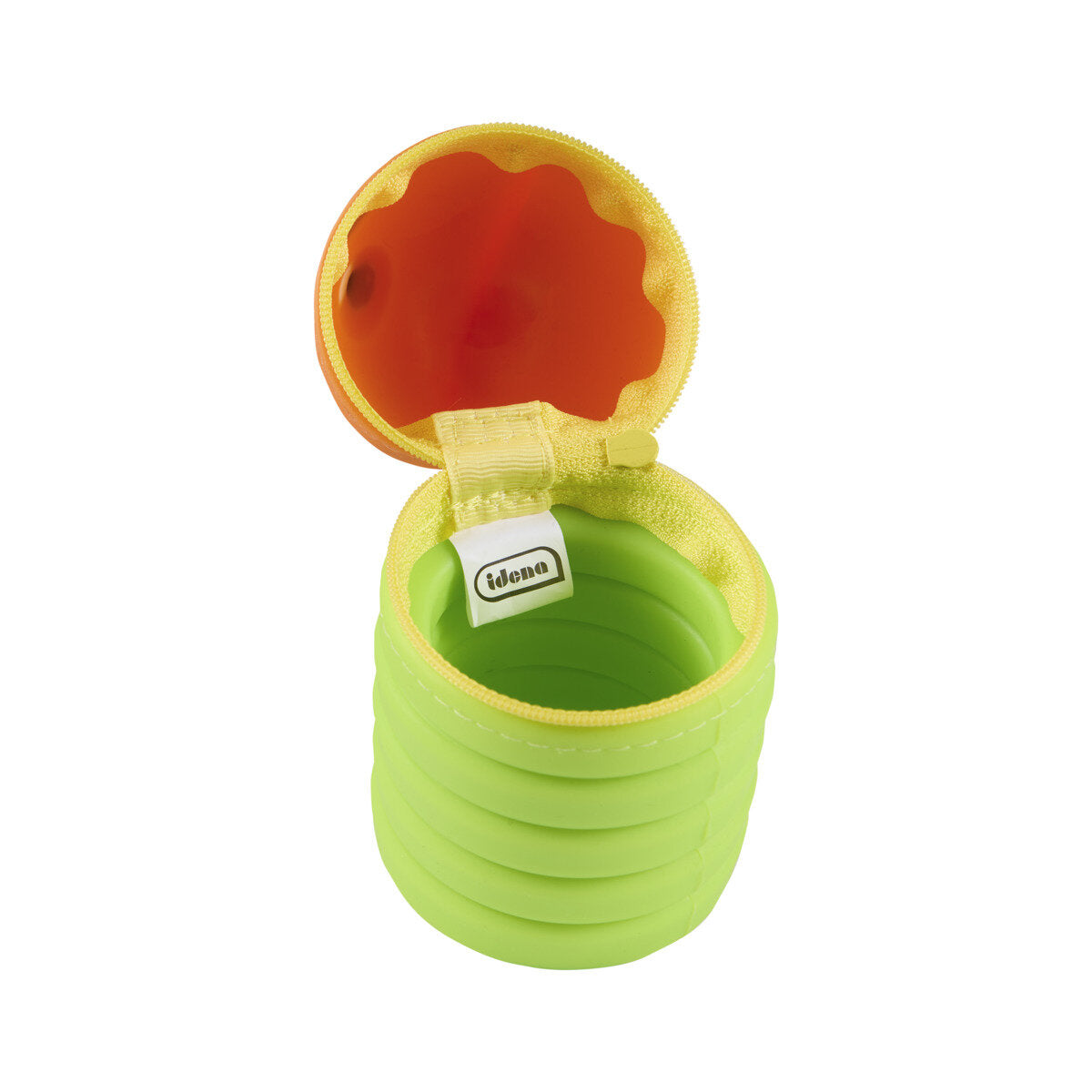 Idena Schlamper Soft Touch Silikon ausziehbar orange grün