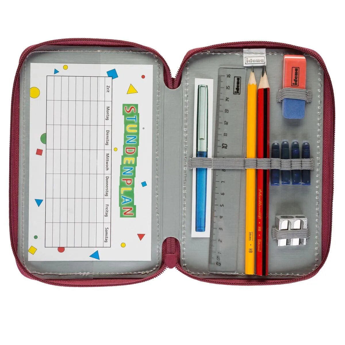 Idena 20119 Schüleretui Triple