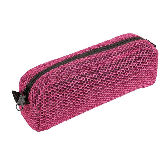 Idena Stifte-Etui Mesh 1 Fach, pink