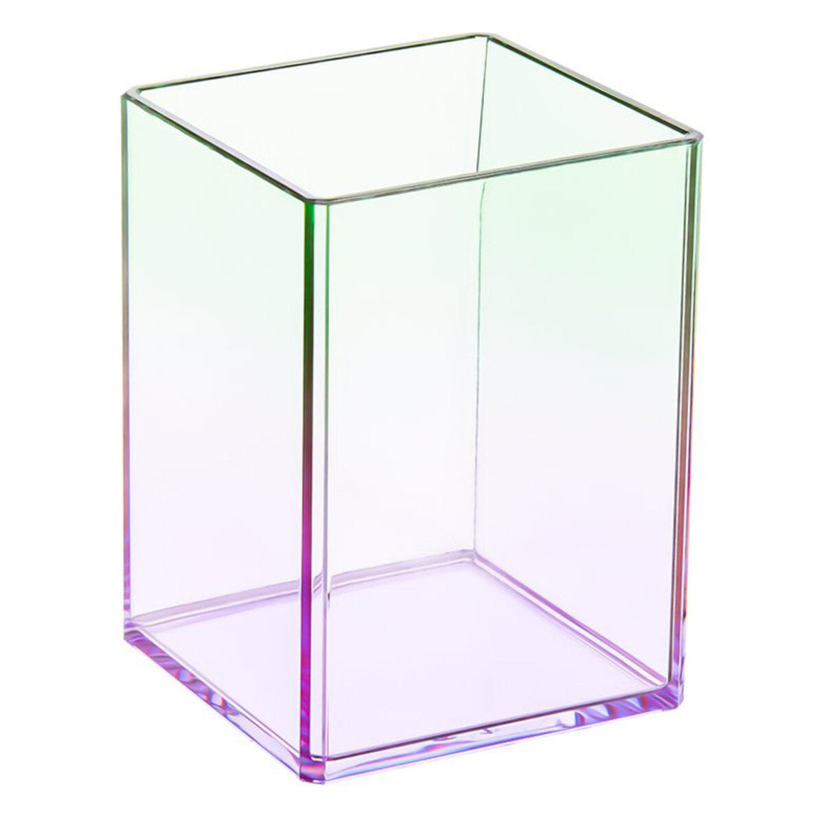 Idena Stiftehalter Bicolor lila grün 75 x 75 x 101 mm