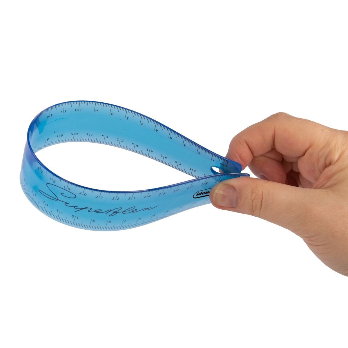 Idena Superflex Lineal 15 cm, 1 Stück, 4-fach sortiert