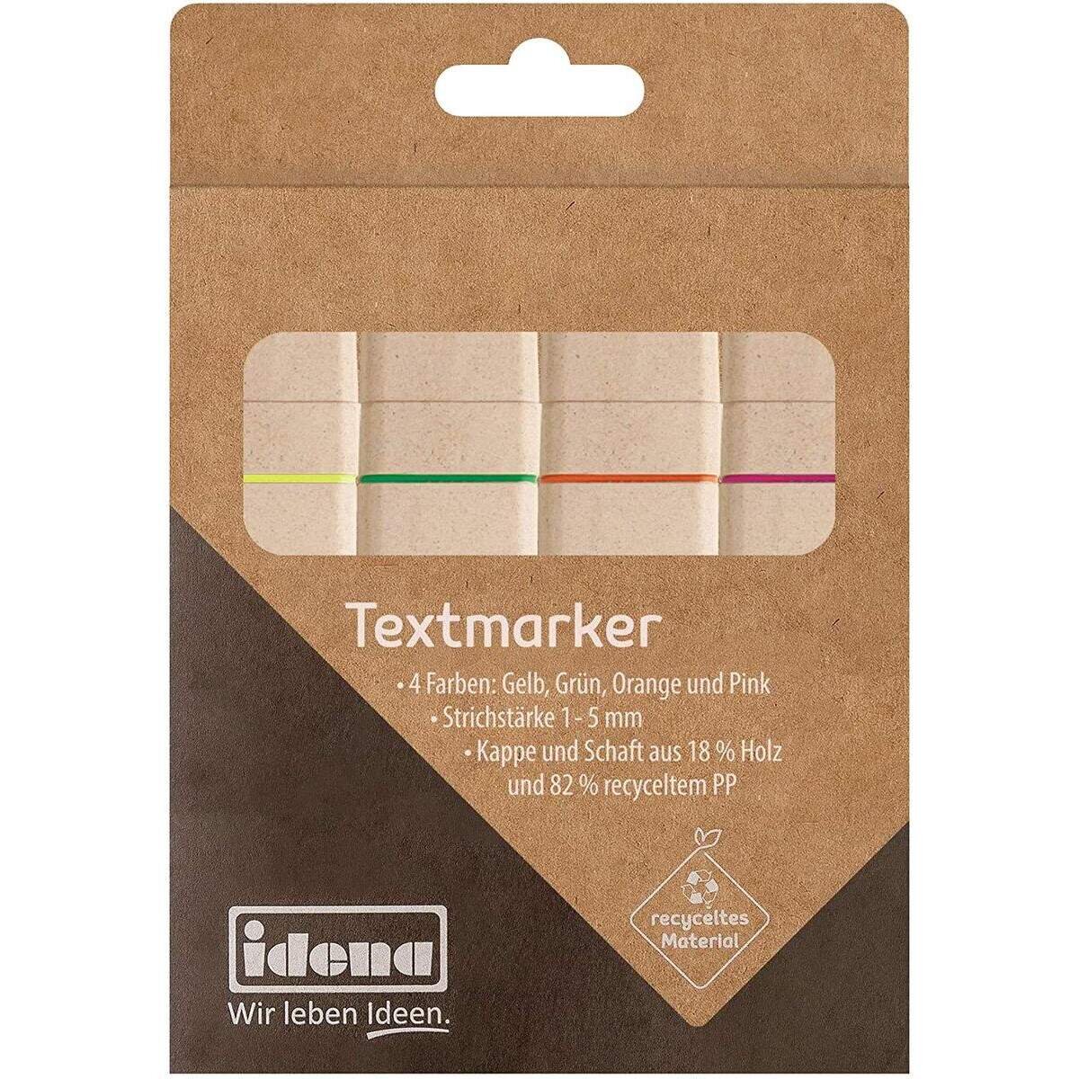 Idena Textmarker 4er