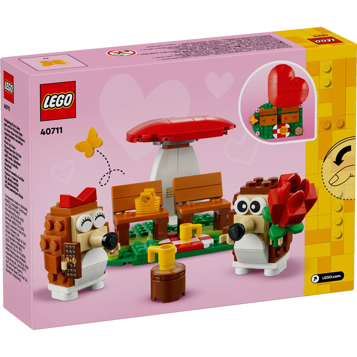 LEGO® Iconic 40711 Igel und ihr Picknick-Date