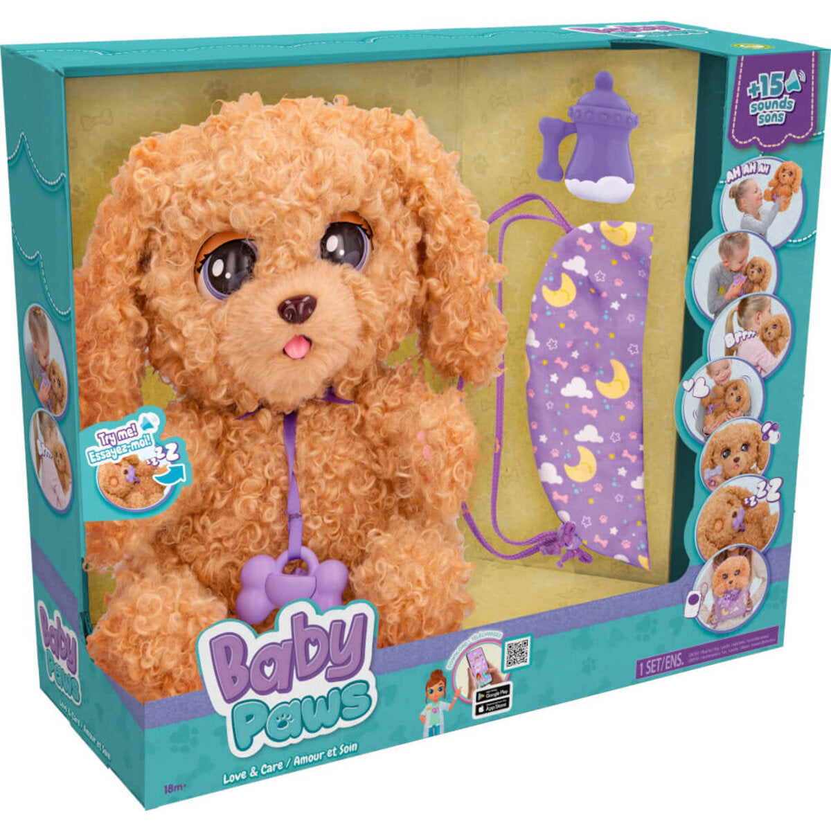 IMC Toys Baby Paws Interaktiver Labradoodle