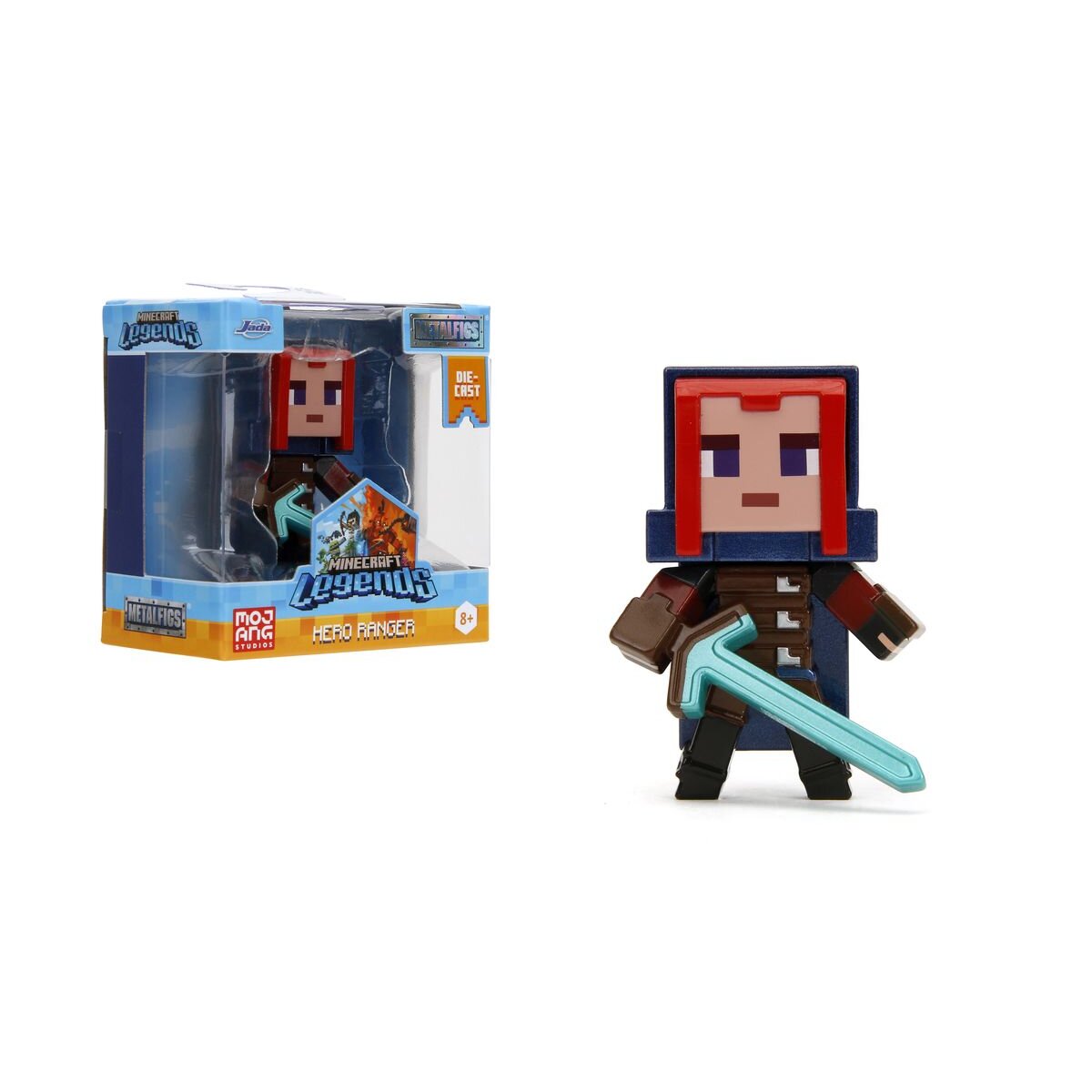 Jada Minecraft Figur Welle 2, 6,5 cm, 1 Stück, 4-fach sortiert