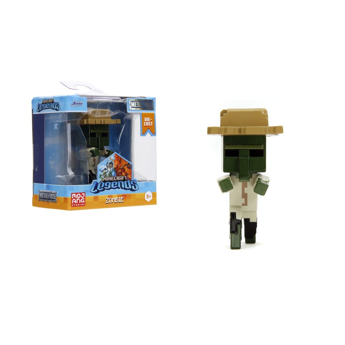 Jada Minecraft Figur Welle 2, 6,5 cm, 1 Stück, 4-fach sortiert