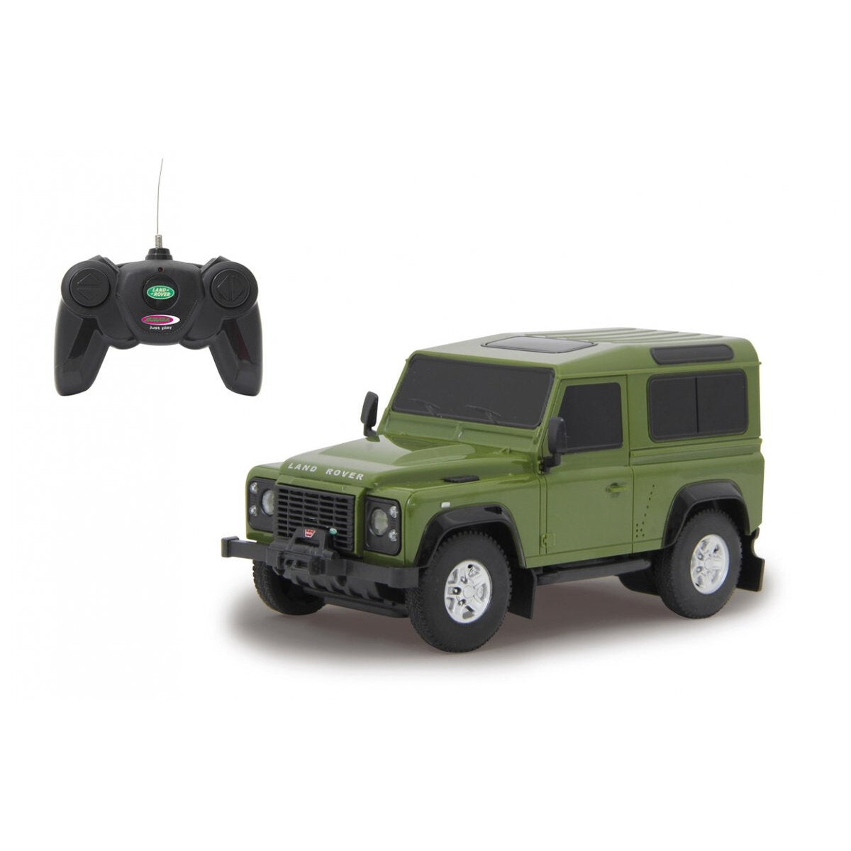 Jamara Land Rover Defender 1:24 grün 27MHz