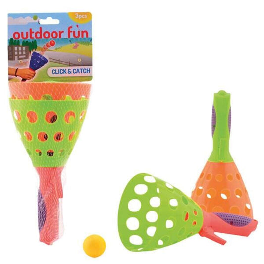 Johntoy Fangballspiel Outdoor Fun Mega 3-teilig