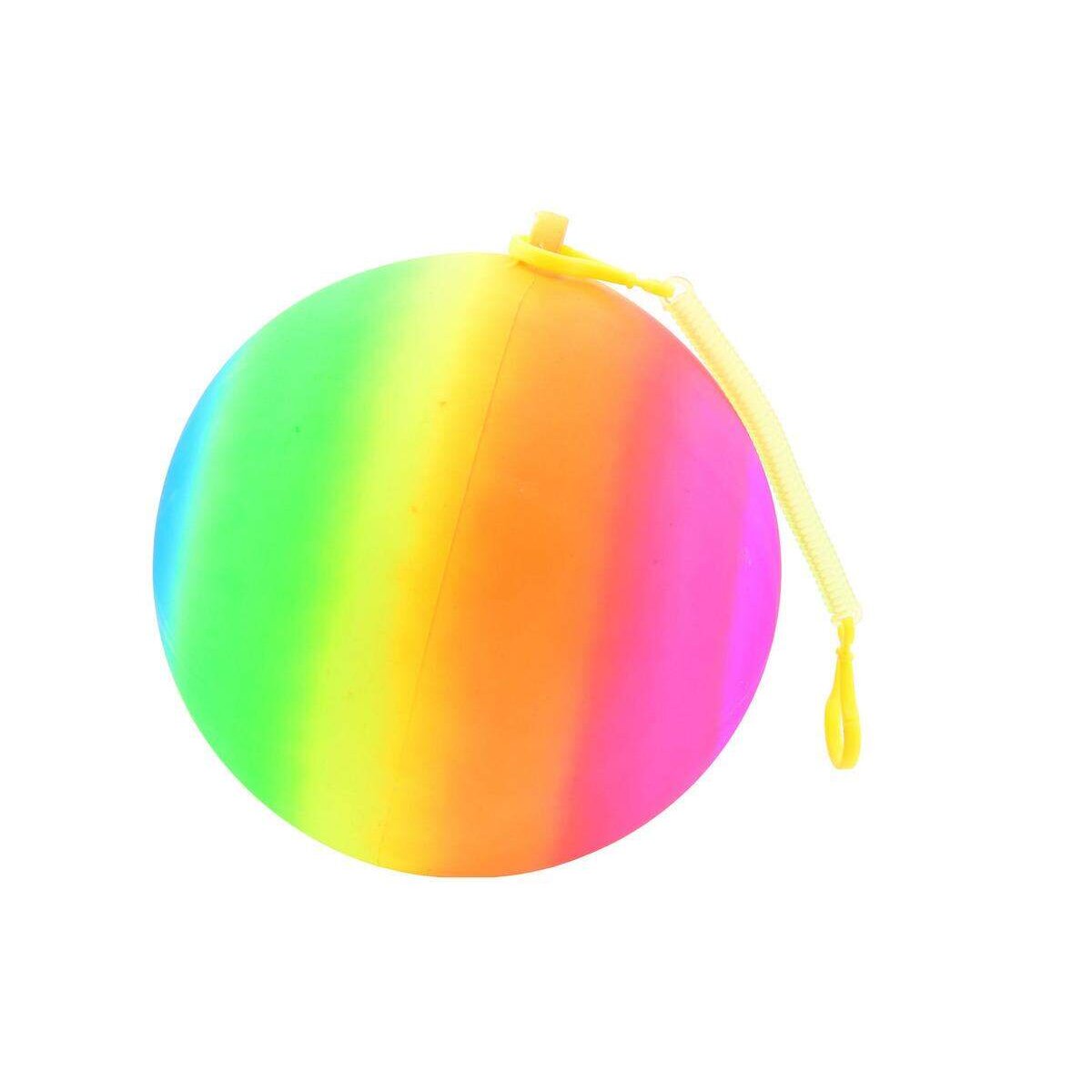 Johntoy Regenbogenball mit Schnur