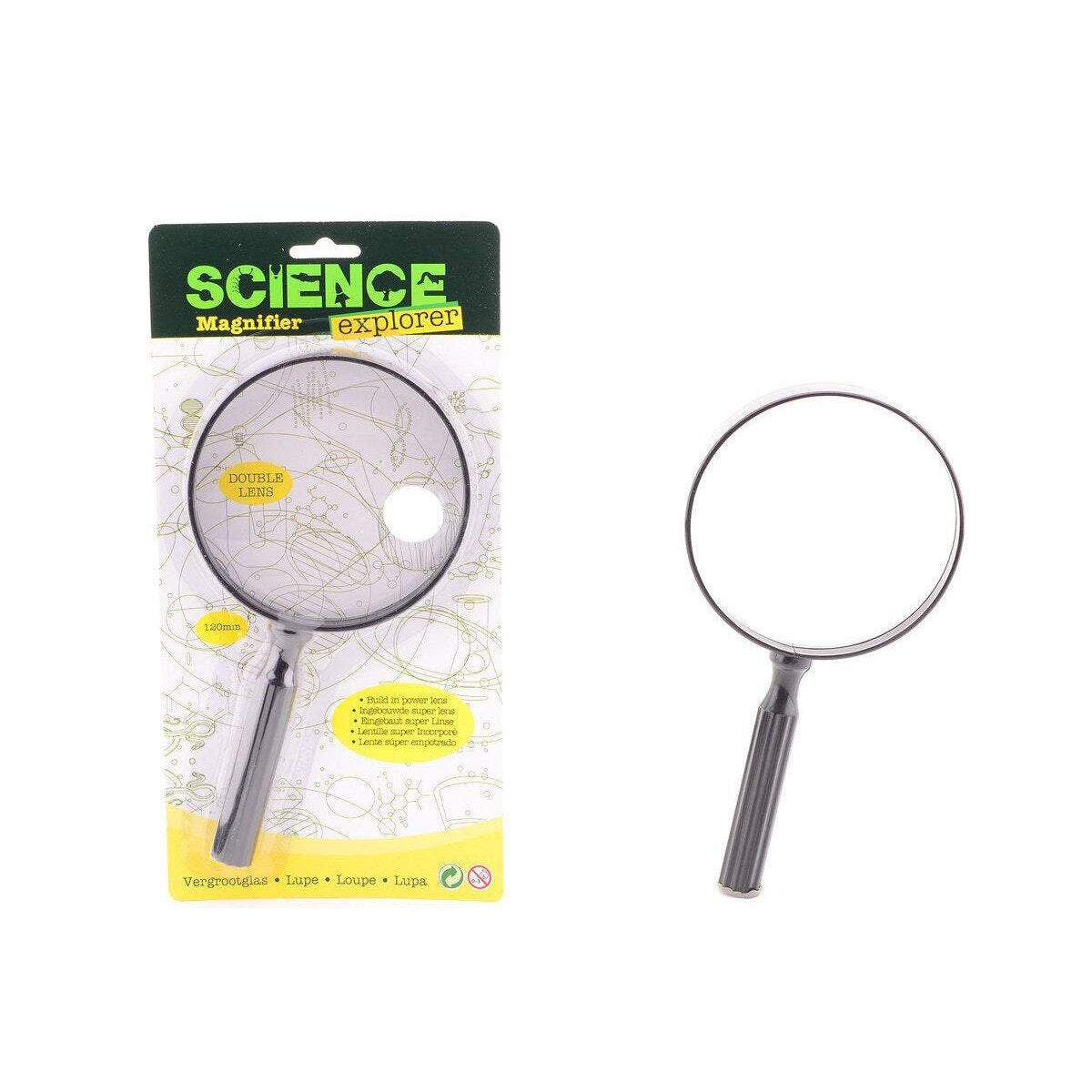 Johntoy Science Explorer Lupe mit doppelter Linse