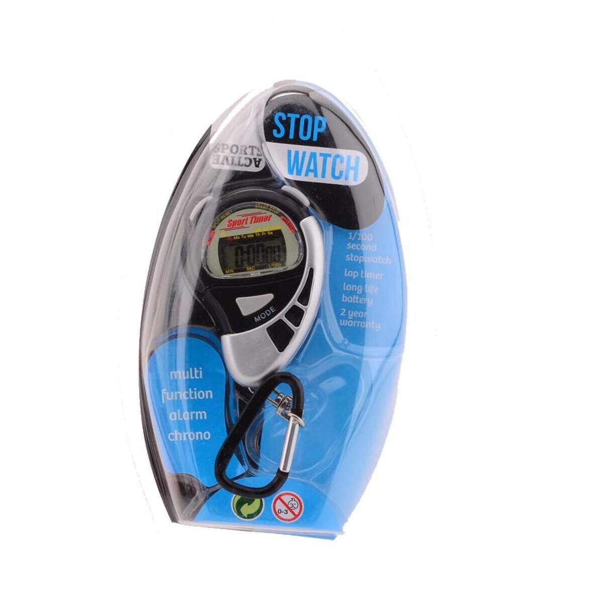 Johntoy Sports Active Stoppuhr mit Alarm, sortiert