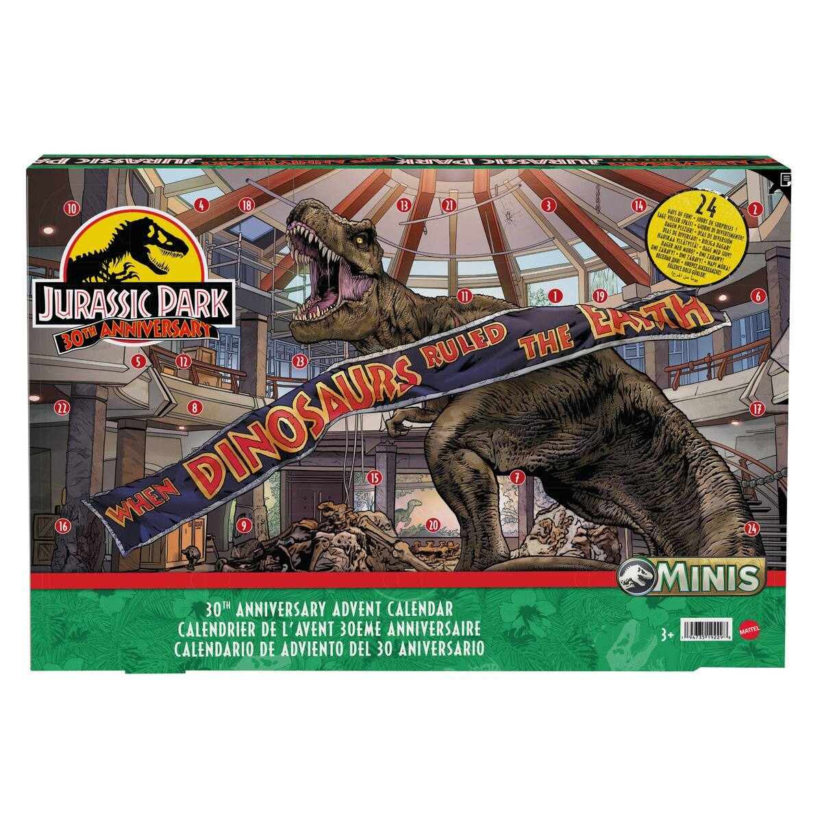 Mattel Jurassic World Minis Adventskalender 2023