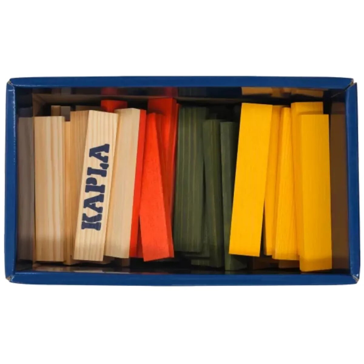 KAPLA® 200 Box Herbst 200 Holzplättchen in 4 Farben in einer stabilen Kartonbox