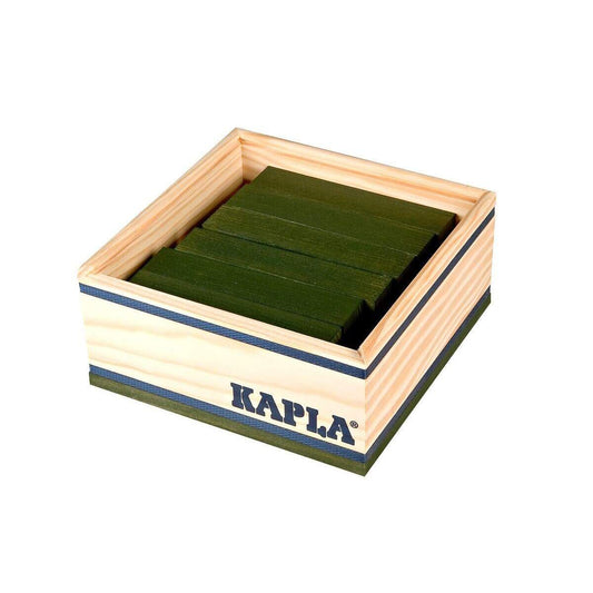 KAPLA® Holzplättchen 40-teilig in Box Grün