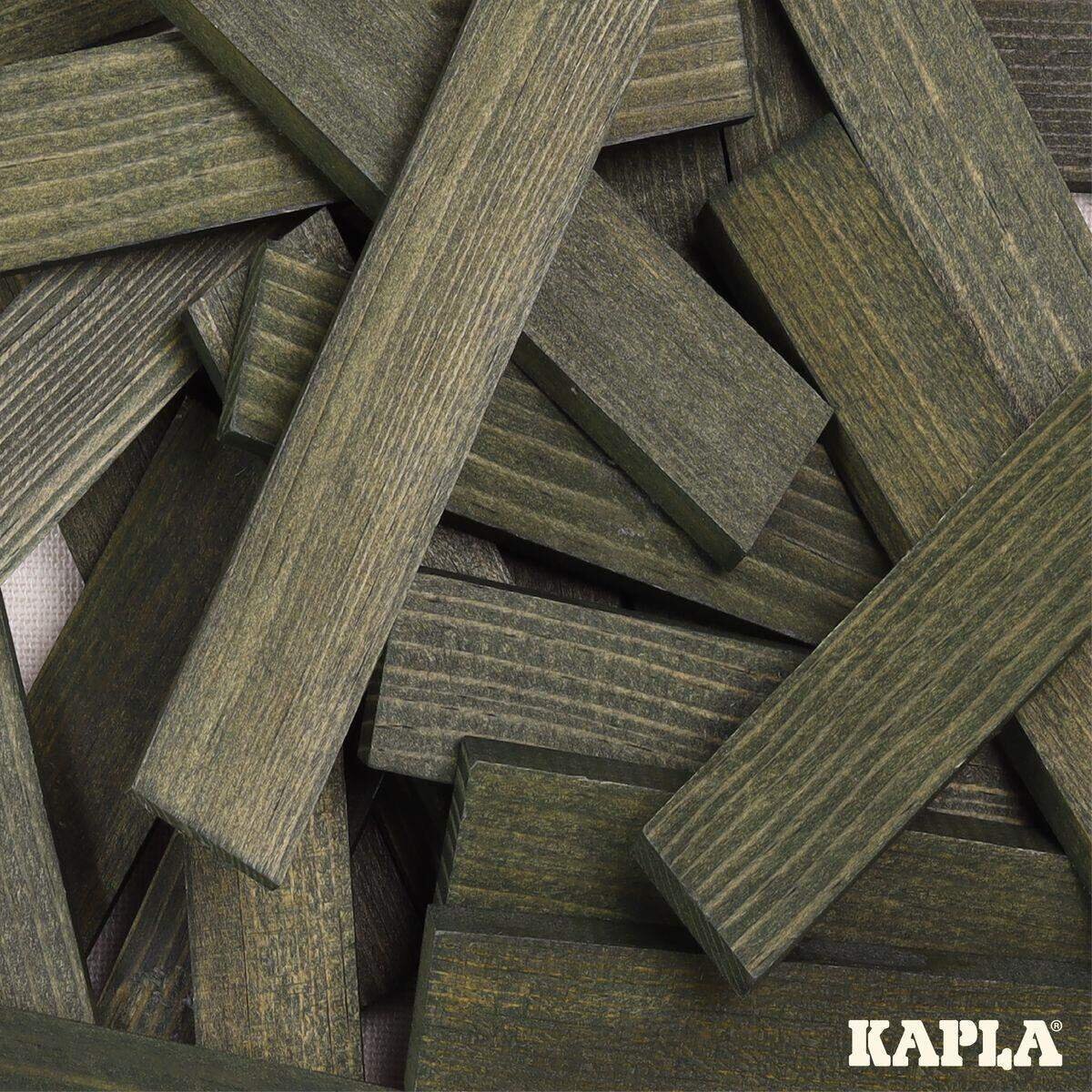 KAPLA® Holzplättchen 40-teilig in Box Grün