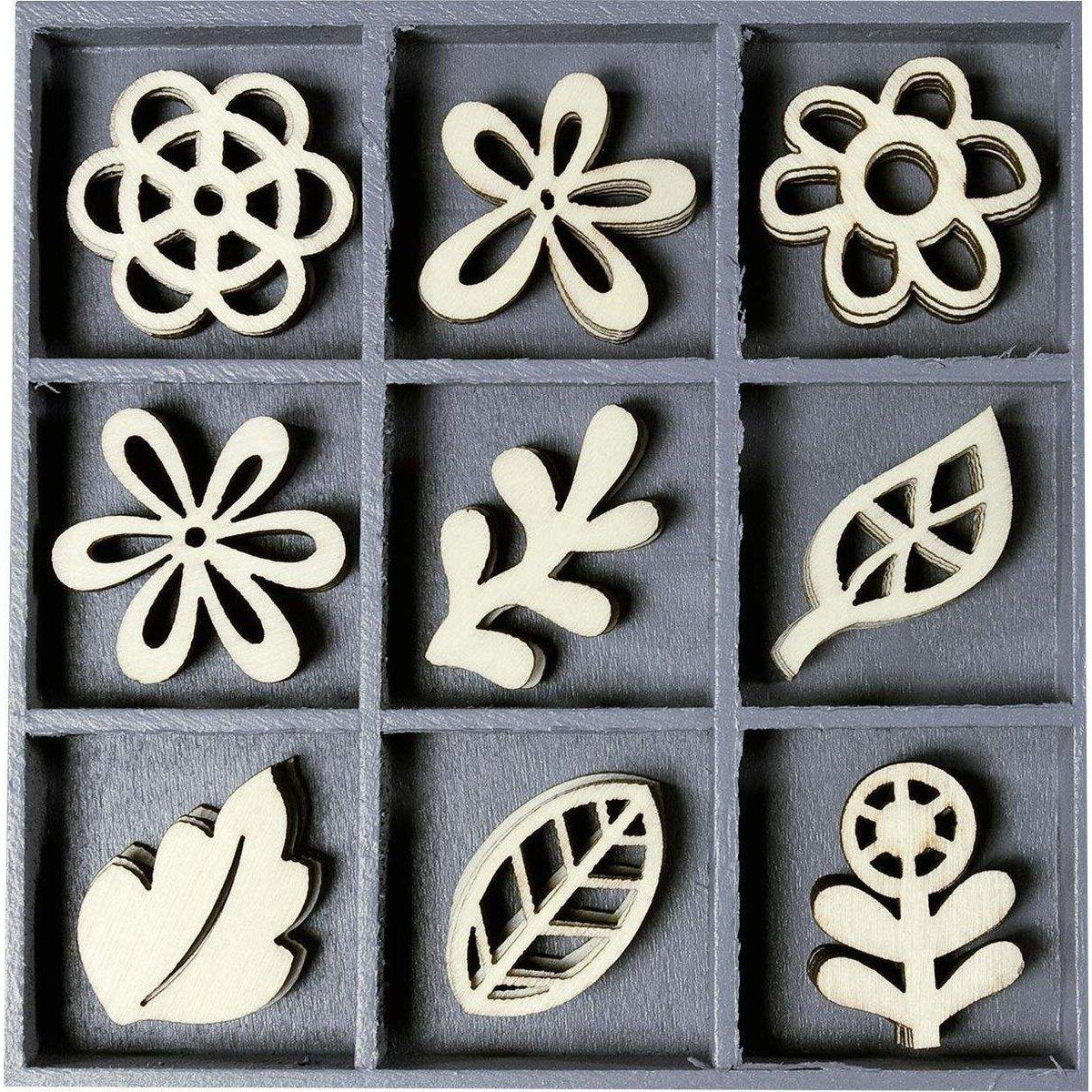 Knorr Prandell Holz-Streuschmuck "Floral Fantasy", natur