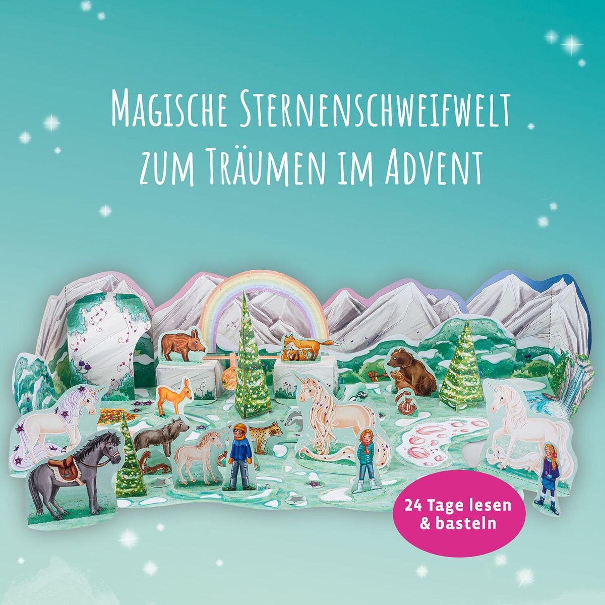 KOSMOS Adventskalender Sternenschweif - Ein Einhorn zu Weihnachten