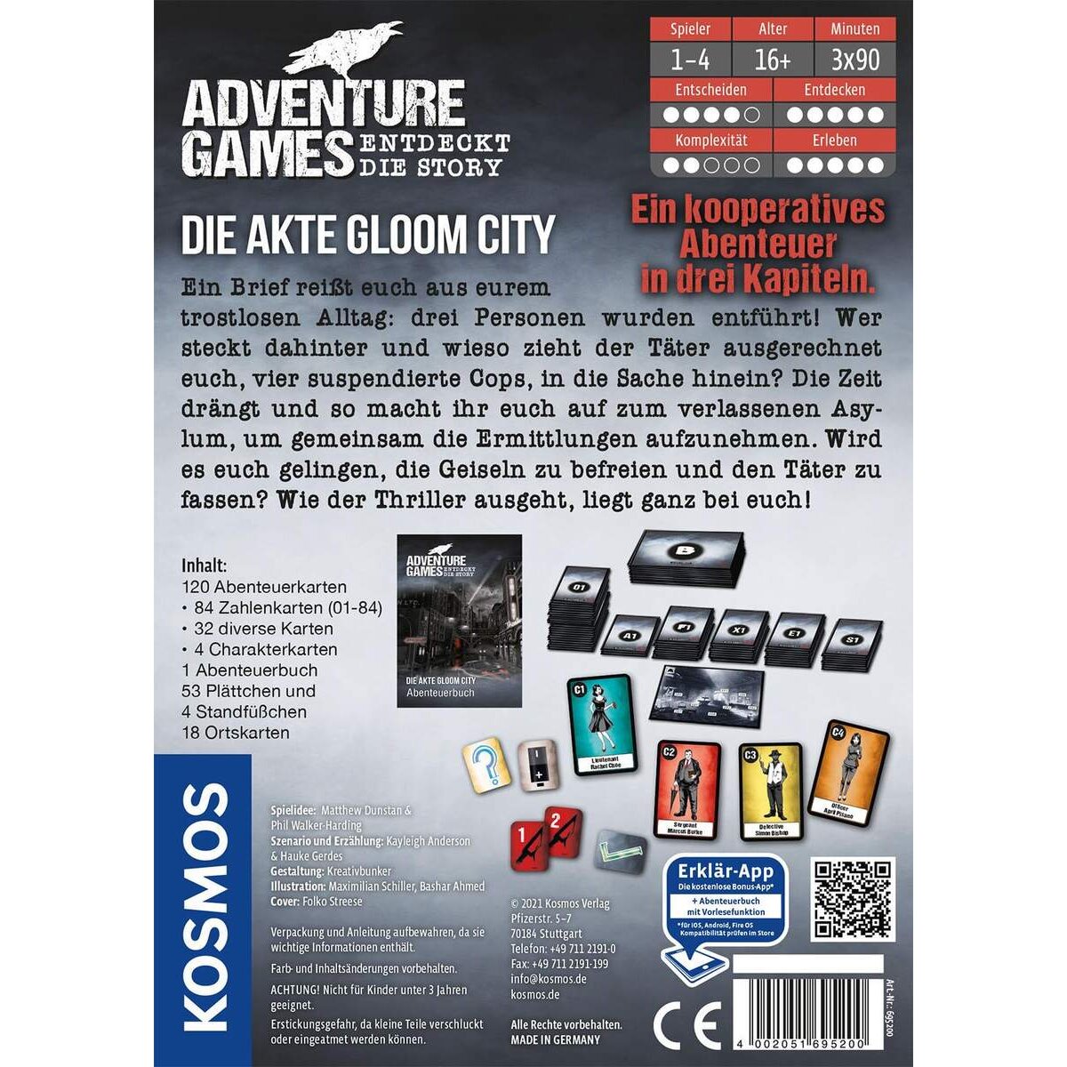 KOSMOS Adventure Games - Die Akte Gloom City