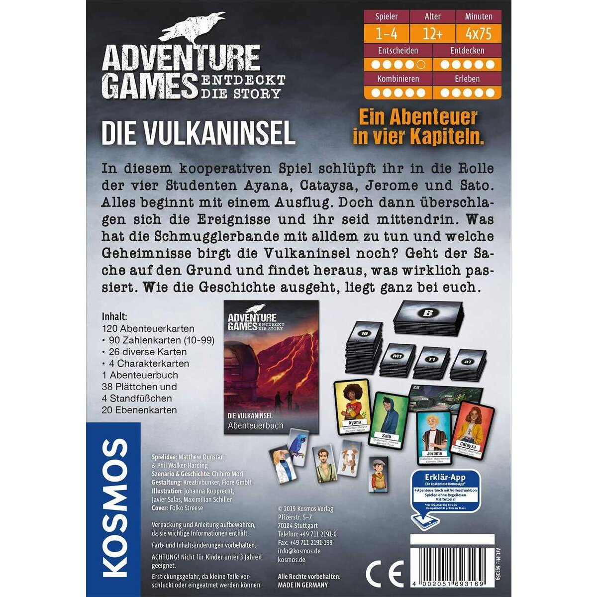 KOSMOS Adventure Games Die Vulkaninsel