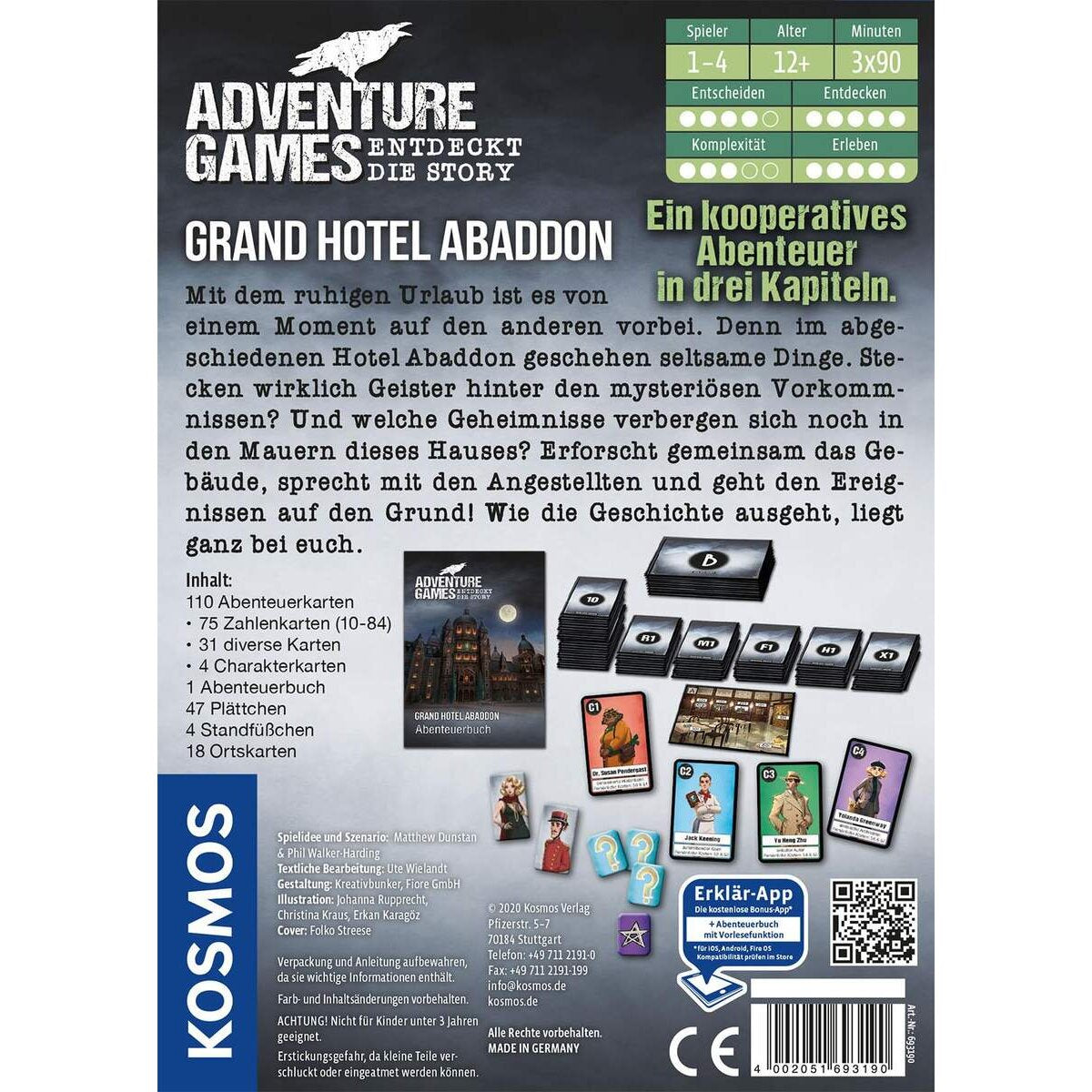 KOSMOS Adventure Games Grand Hotel Abaddon