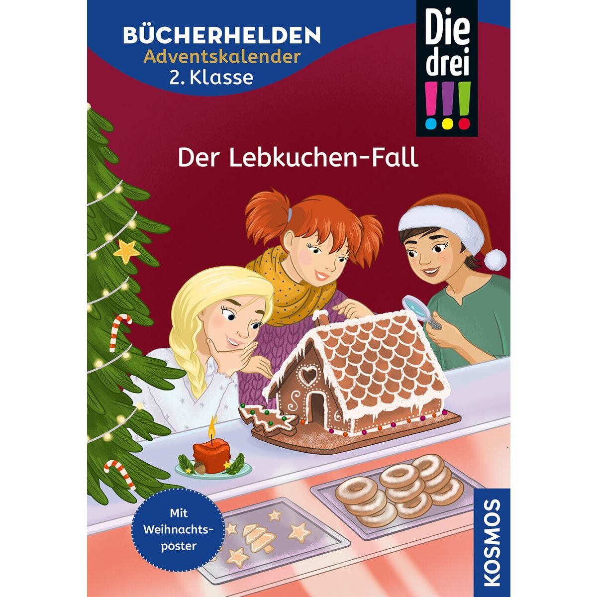 KOSMOS Bücherhelden 2. Klasse - Die drei !!! Adventskalender 2024