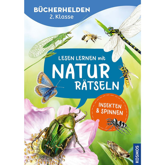 KOSMOS Bücherhelden 2.Klasse - Naturrätsel Insekten & Spinnen