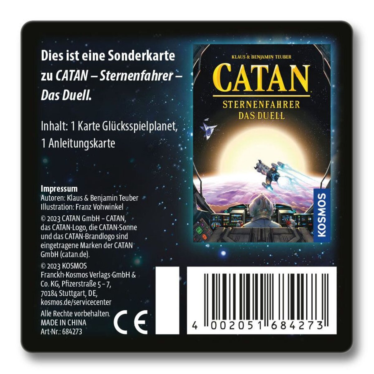 KOSMOS Catan Sternenfahrer - Das Duell: Der Glücksspielplanet