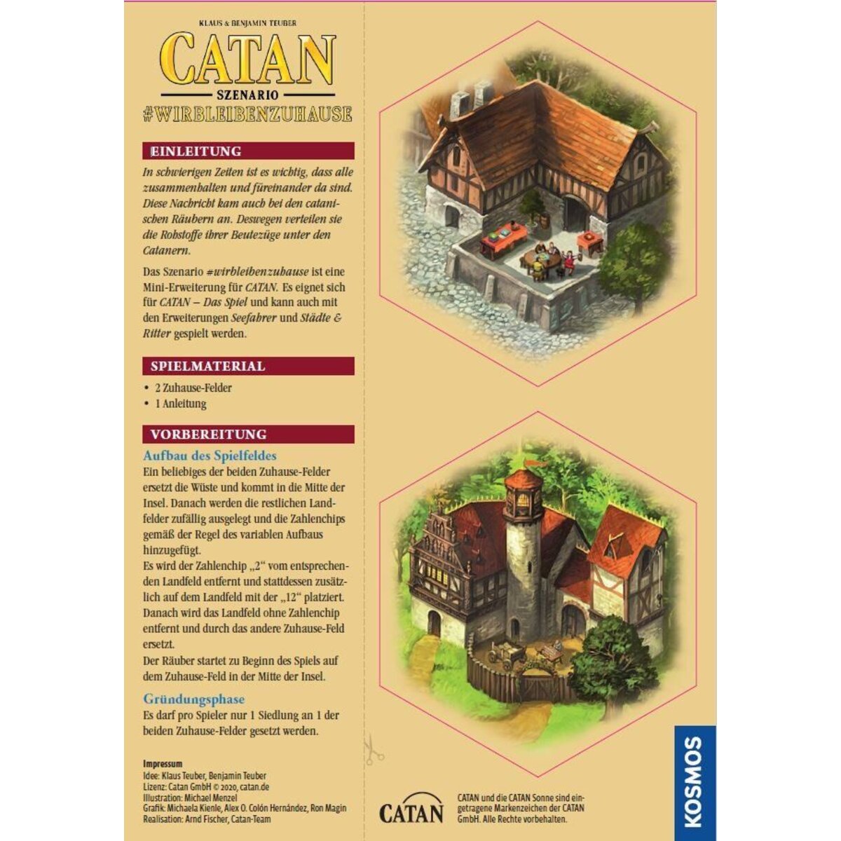 KOSMOS Catan Szenario - #Wirbleibenzuhause