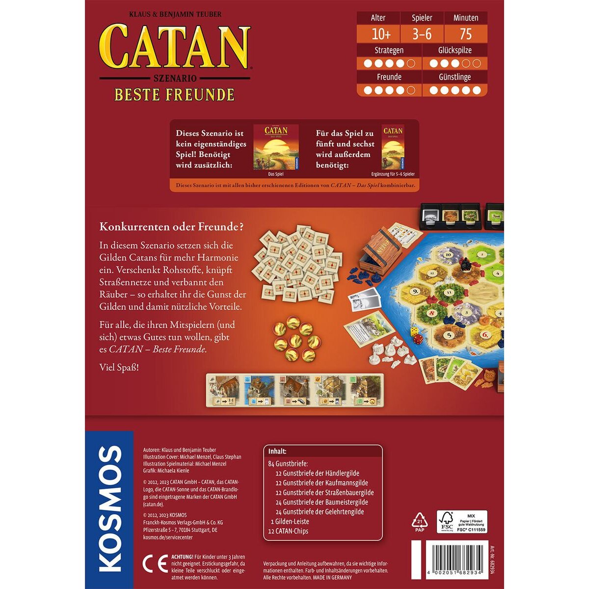 KOSMOS Catan Szenario Beste Freunde