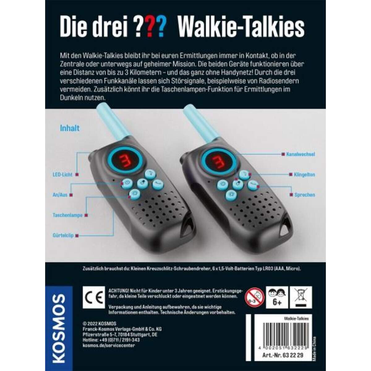 KOSMOS Die drei ??? - Walkie-Talkies