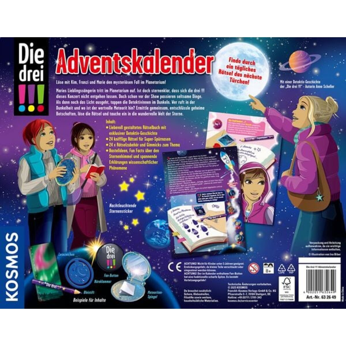 Kosmos Die Drei !!! Adventskalender 2025