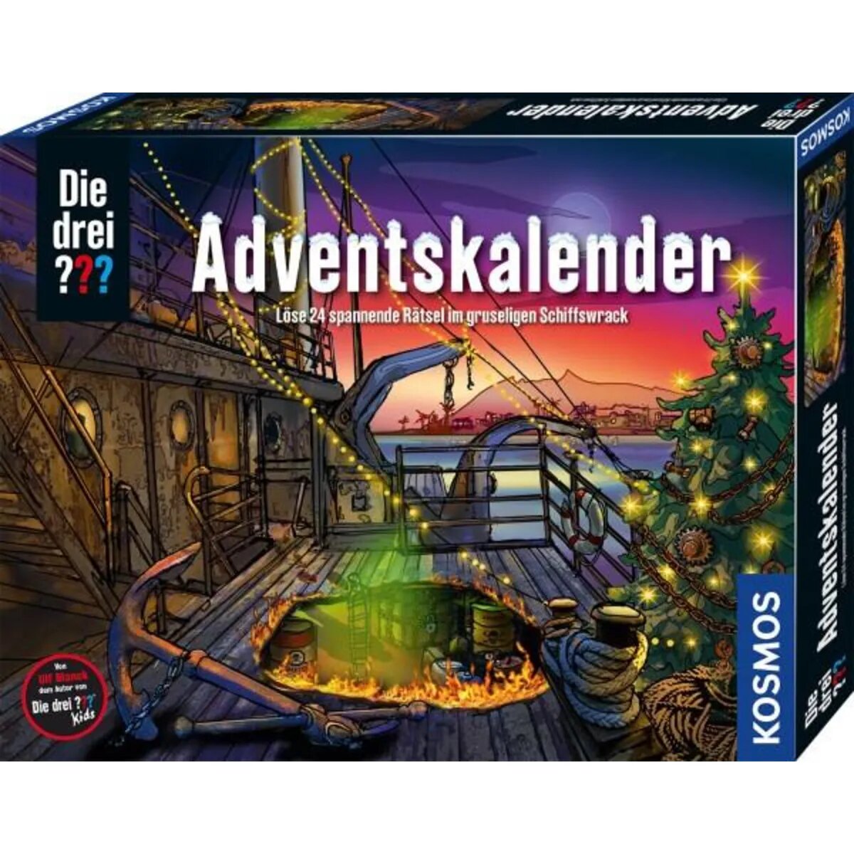 KOSMOS Die drei??? Adventskalender - Rätsel im gruseligen Schiffswrack