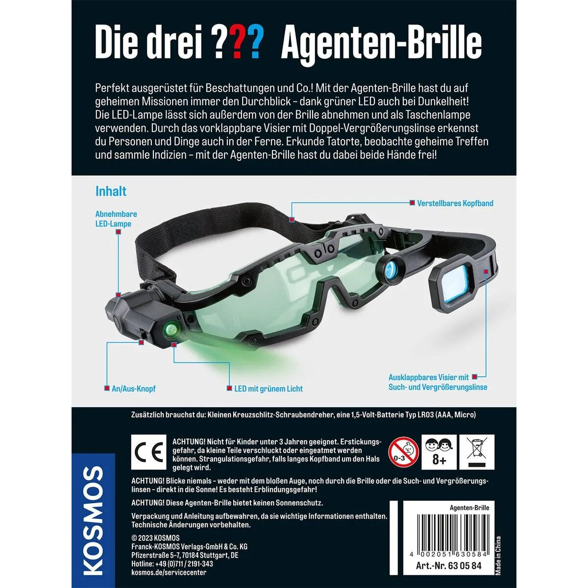 KOSMOS Die drei ??? Agentenbrille