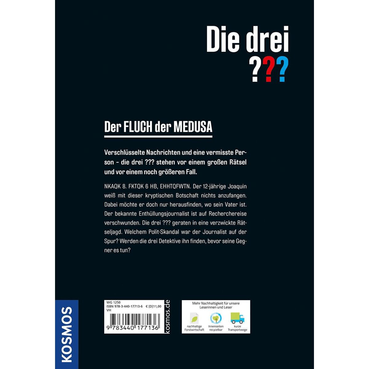 KOSMOS Die drei ??? Der Fluch der Medusa