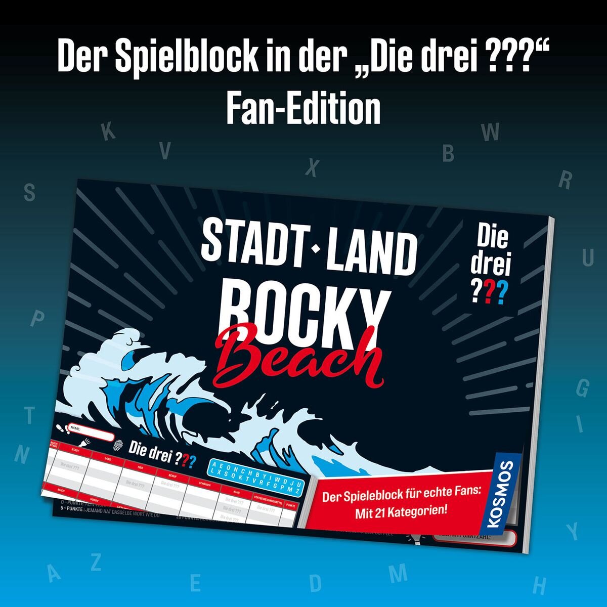 KOSMOS Die drei ??? Stadt Land Rocky Beach