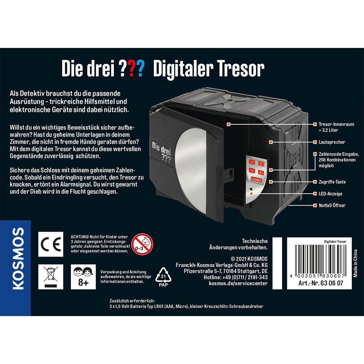 KOSMOS Die drei ??? Digitaler Tresor