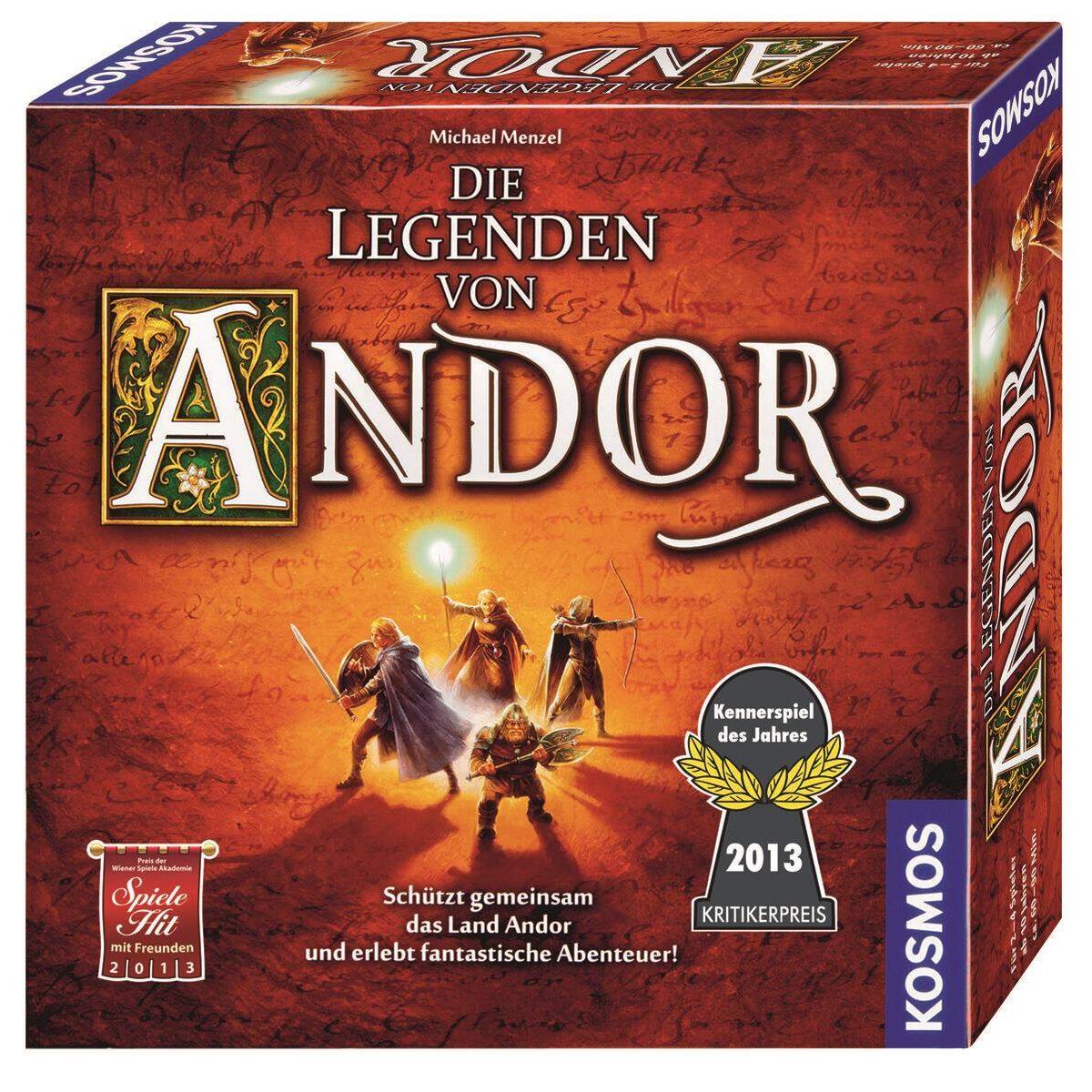 KOSMOS Die Legenden von Andor Kennerspiel des Jahres 2013