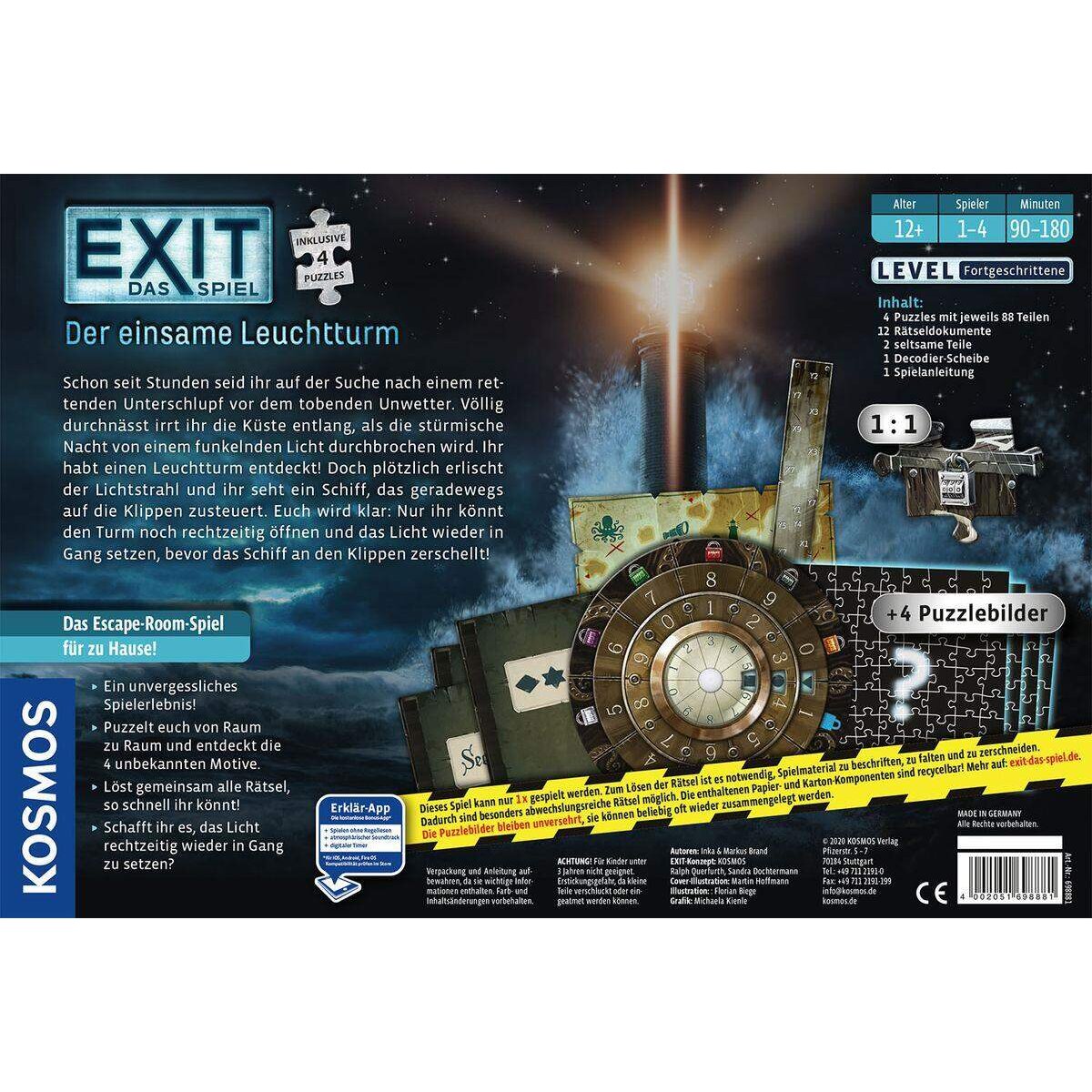 KOSMOS EXIT Das Spiel + Puzzle: Der einsame Leuchtturm