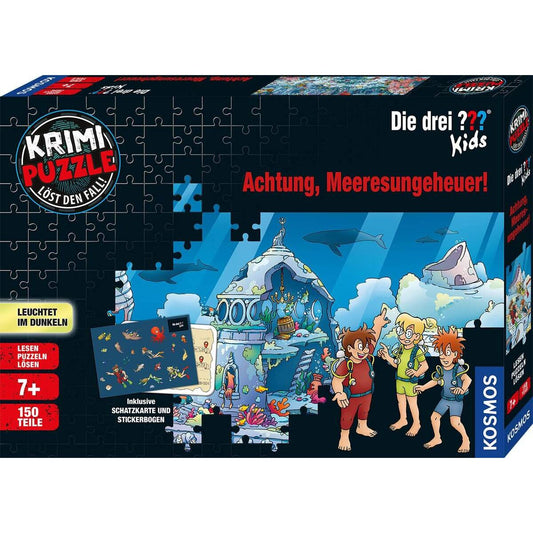 KOSMOS Krimipuzzle Die drei ??? Kids - Achtung, Meeresungeheuer!