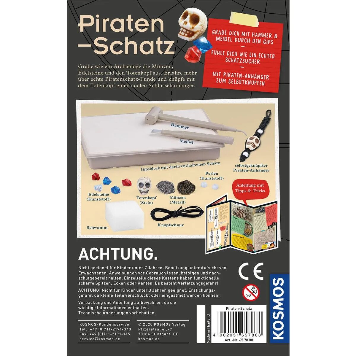 KOSMOS Piraten Schatz Ausgrabungs-Set