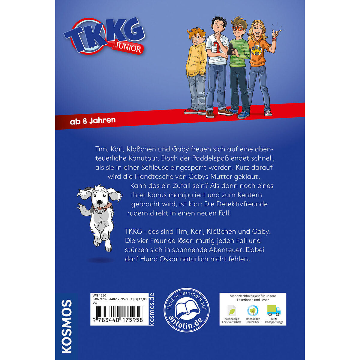 KOSMOS TKKG Junior 18/Trügerischer Paddelspaß