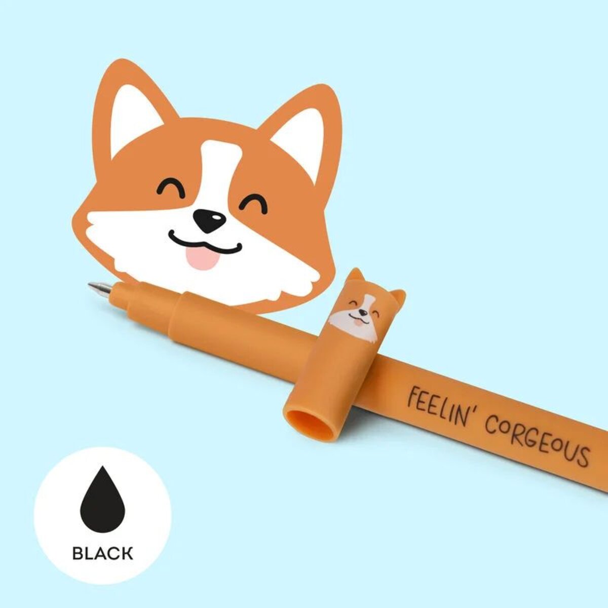 Legami Löschbarer Gelstift - Erasable Pen, Corgi