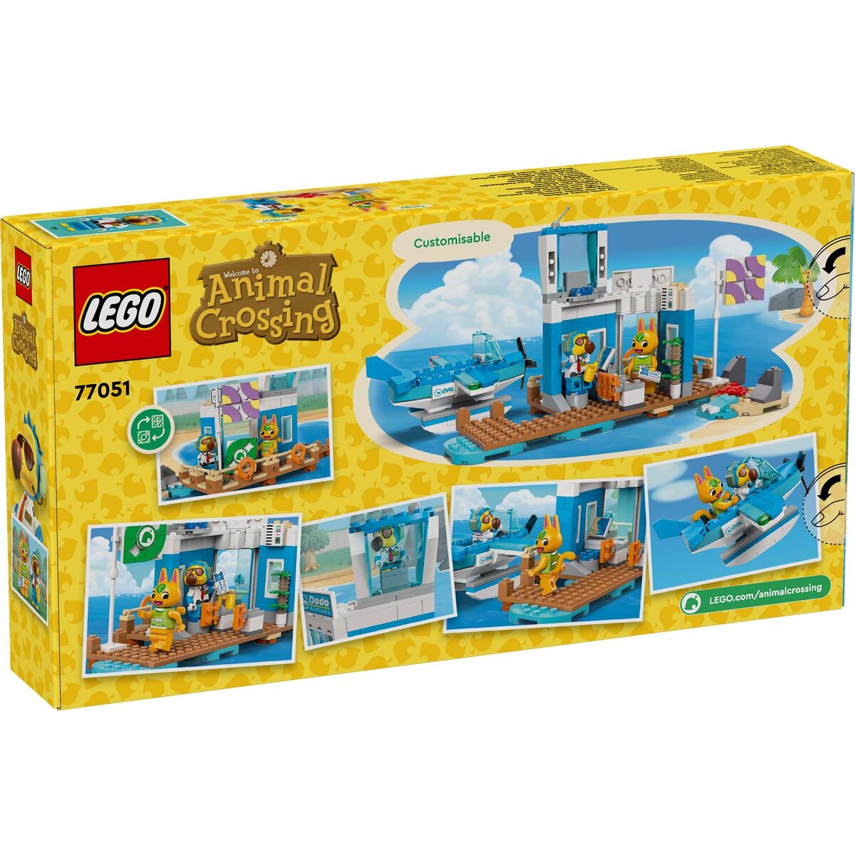 LEGO® Animal Crossing 77051 Flieg mit Dodo Airlines